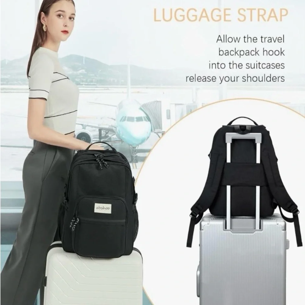 Abshoo Laptop Travel Backpack Unisex NWT